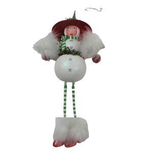 Department 56 Blushing Snow Woman Christmas Krinkles Snow Elf Ornament w/BOX